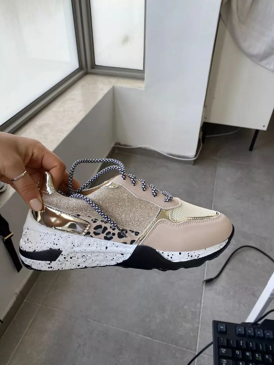 New Leopard cream Runners sizes 3-8 - Image 4