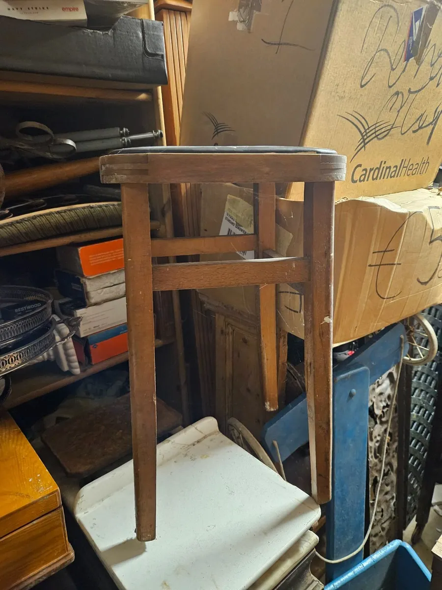 Vintage Retro 1970's Stool - Image 2