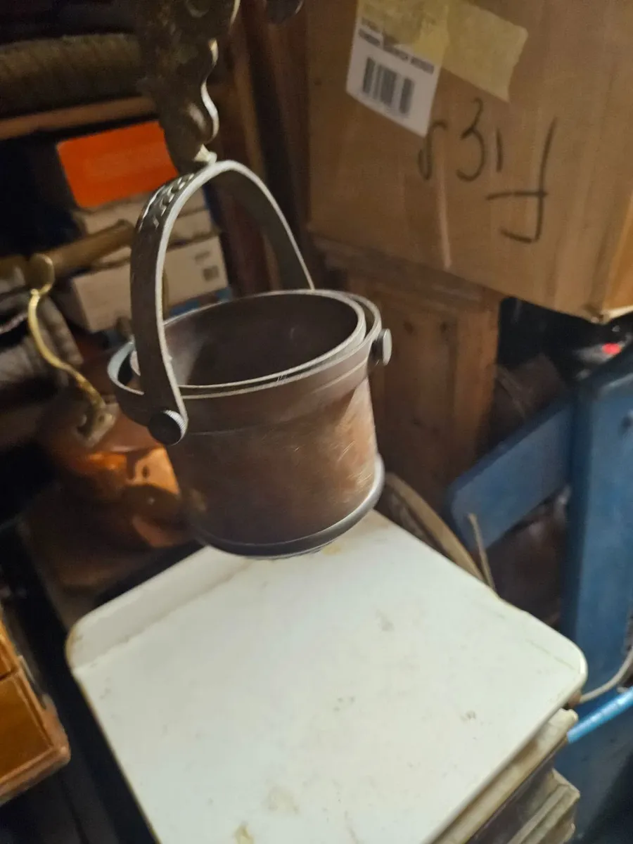 Vintage Copper Brass Pot - Image 4