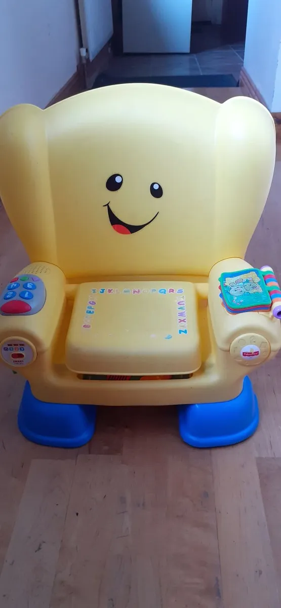 Fisher-Price Chair + books + 6 pieces kids toys - Image 1