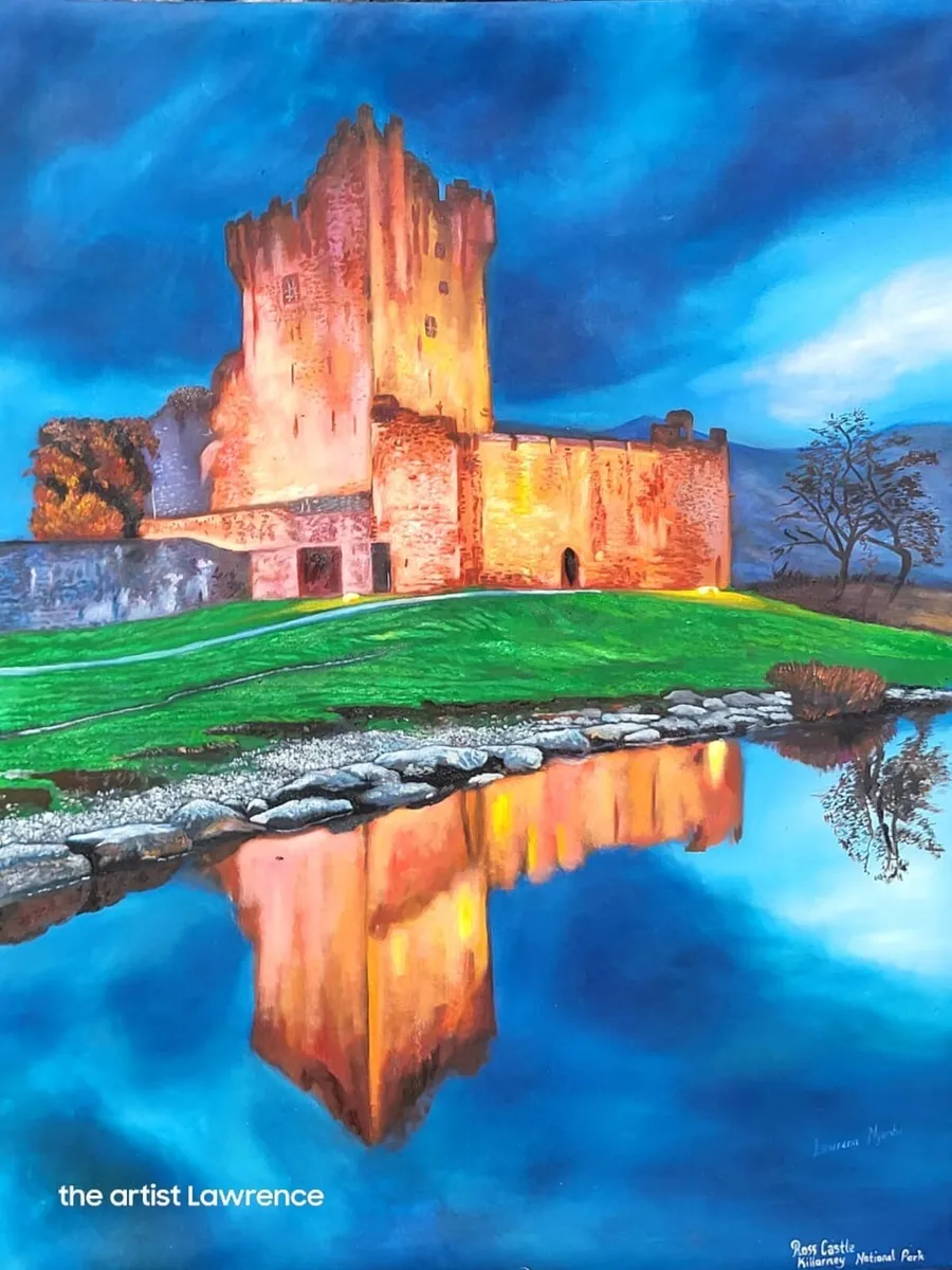 Killarney Art Work - Ross Castle. - Image 2
