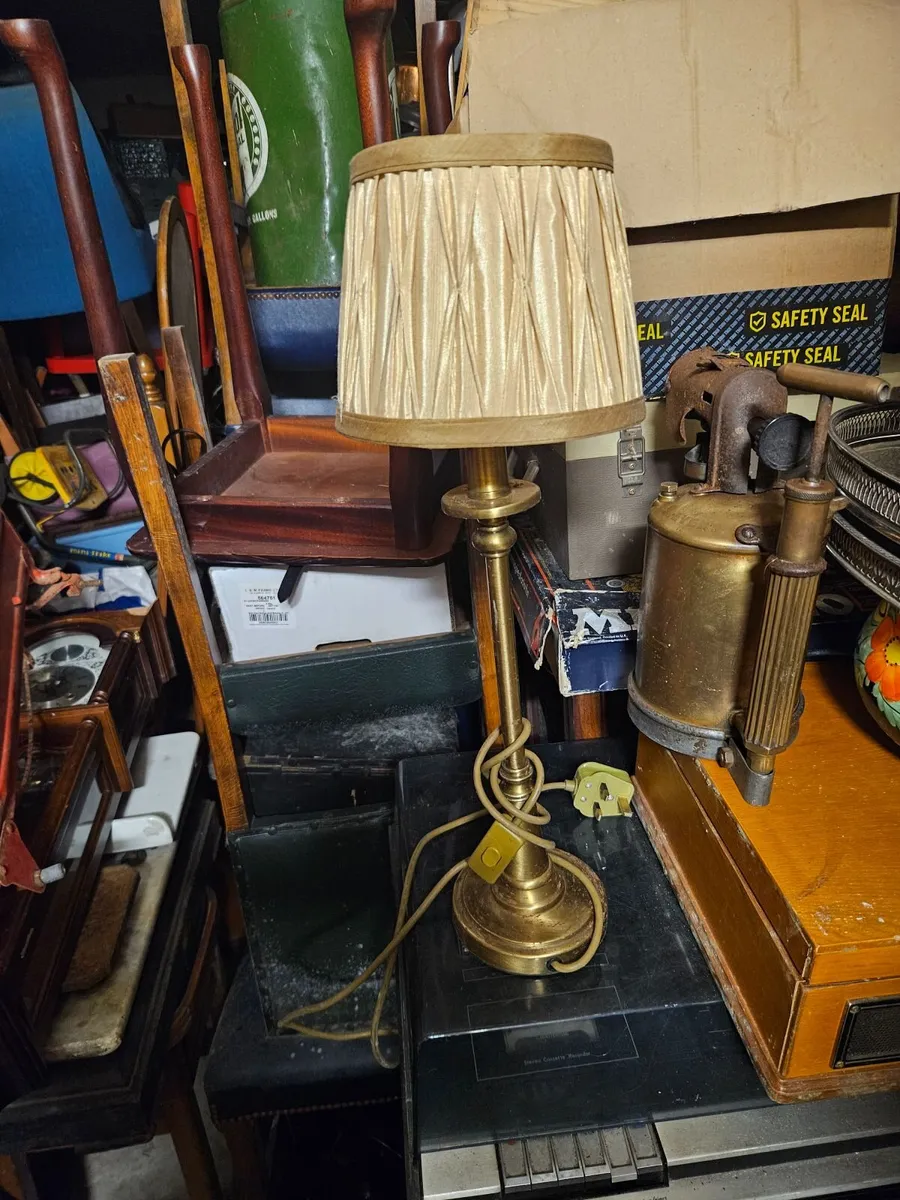 Vintage Brass Lamp - Image 1