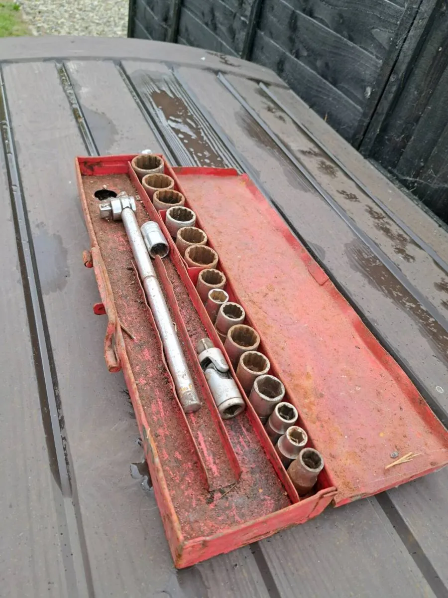 Old britool  AF socket set - Image 2