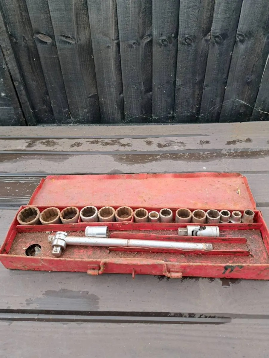 Old britool  AF socket set - Image 1