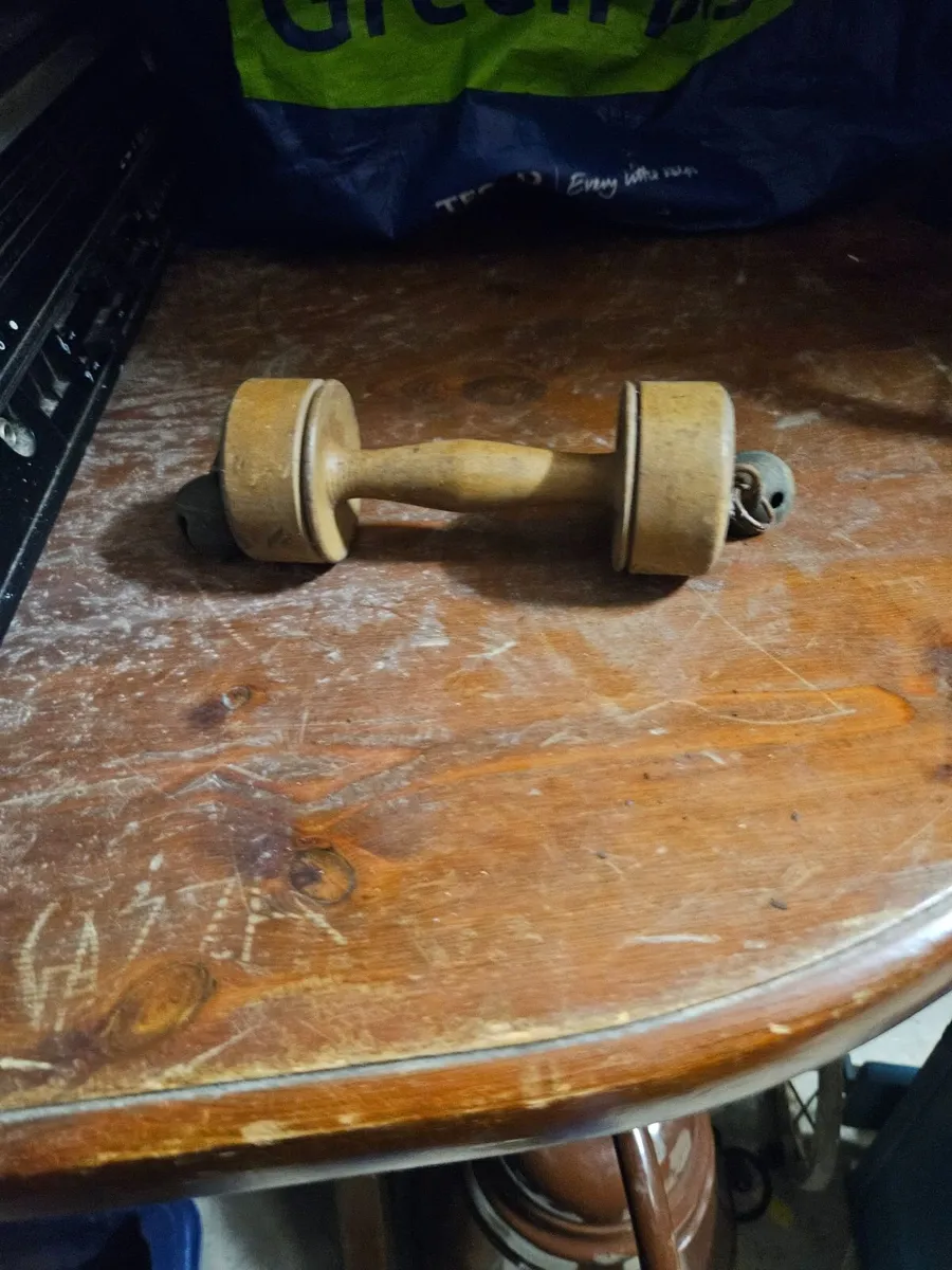 Vintage Antique Childs Wooden Rattle - Image 3