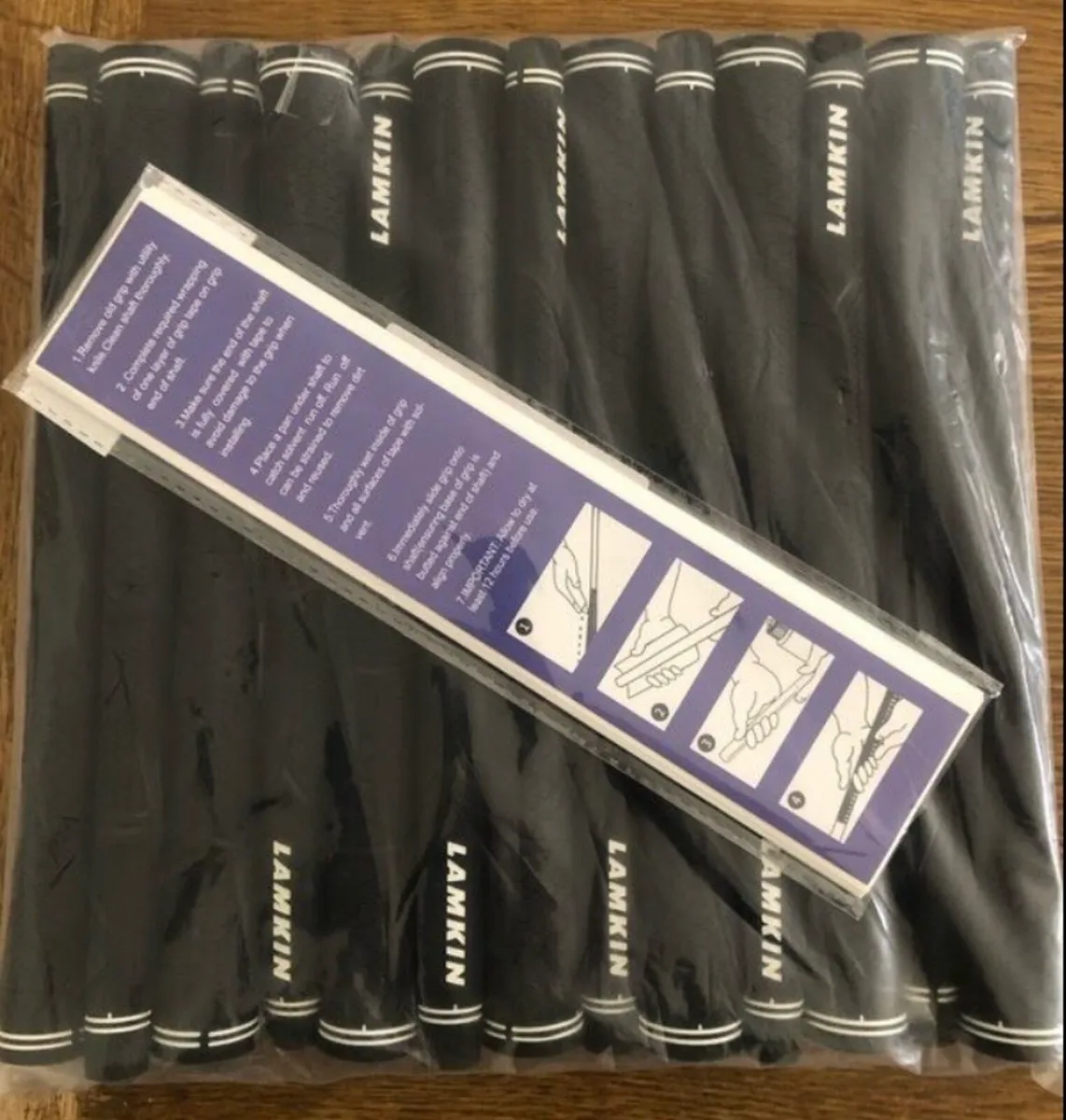 Full Set (13) Lamkin Z5 Grips & Tape - Image 2