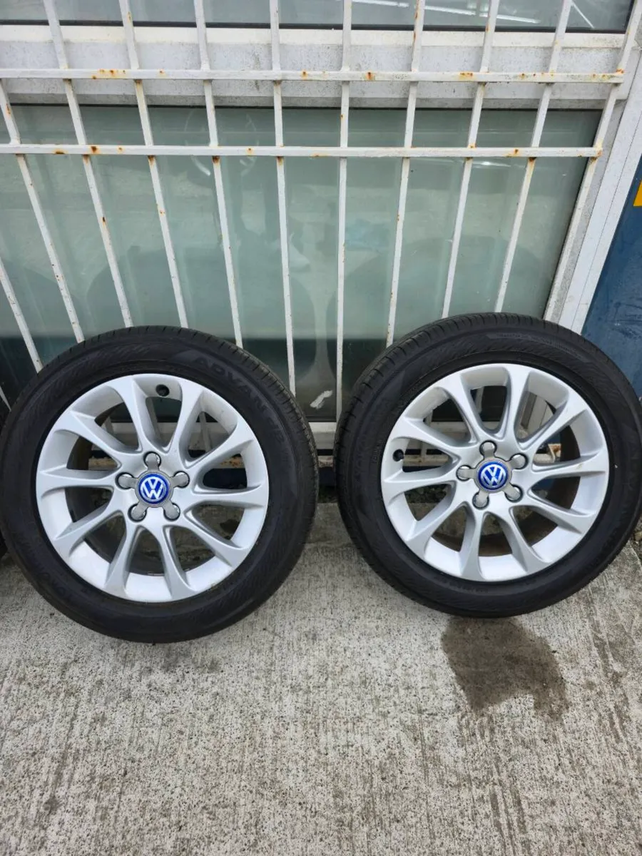 16" 5x112 Alloys Good Tyres , VW Golf, Caddy, etc - Image 4