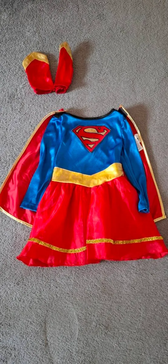 Supergirl Costume size 3/4 yrs - Image 1