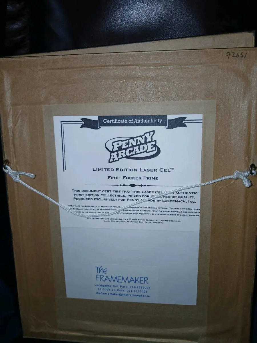 PENNY ARCADE PICTURES LIMETED EDITIONS SIGNED OPEN - Image 2