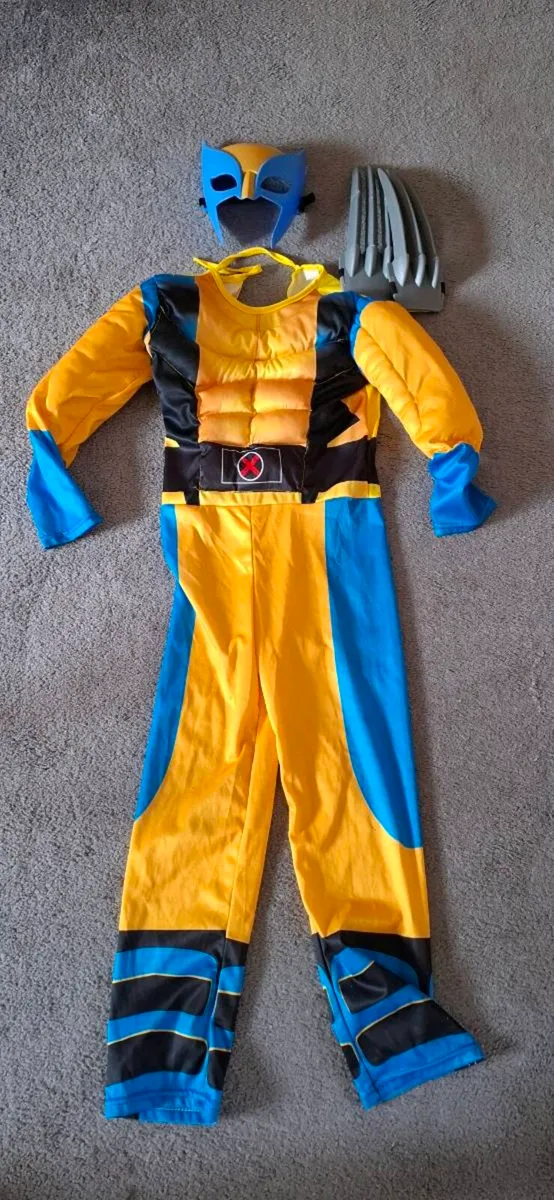 Wolverine Costume 4/6 years