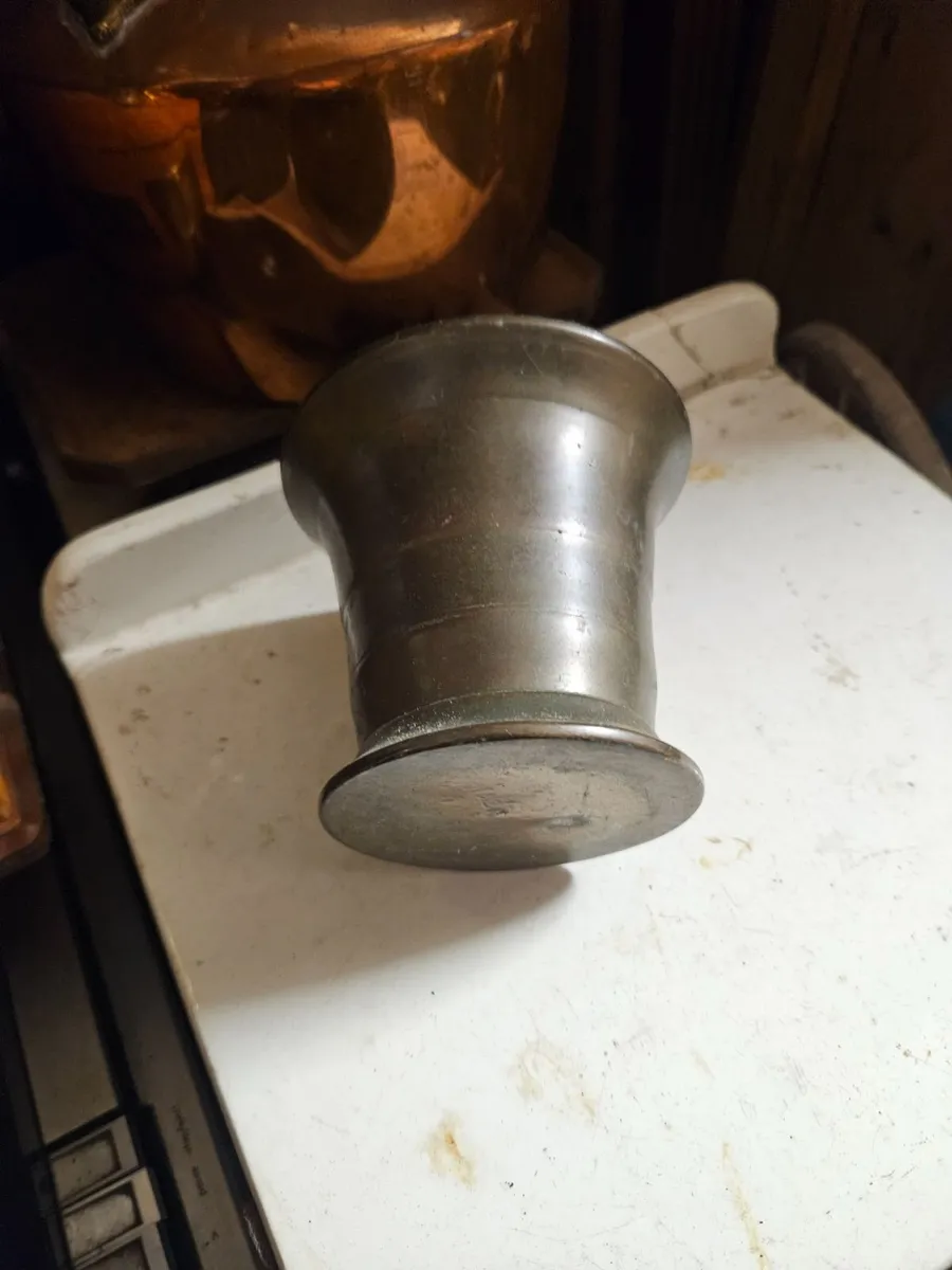 Vintage Bronze Mortor - Image 2