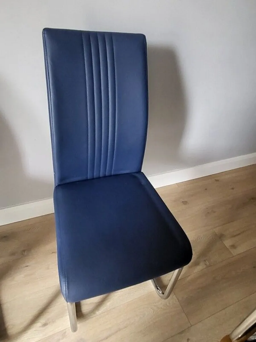 Leather Kitchen Chairs - Image 1