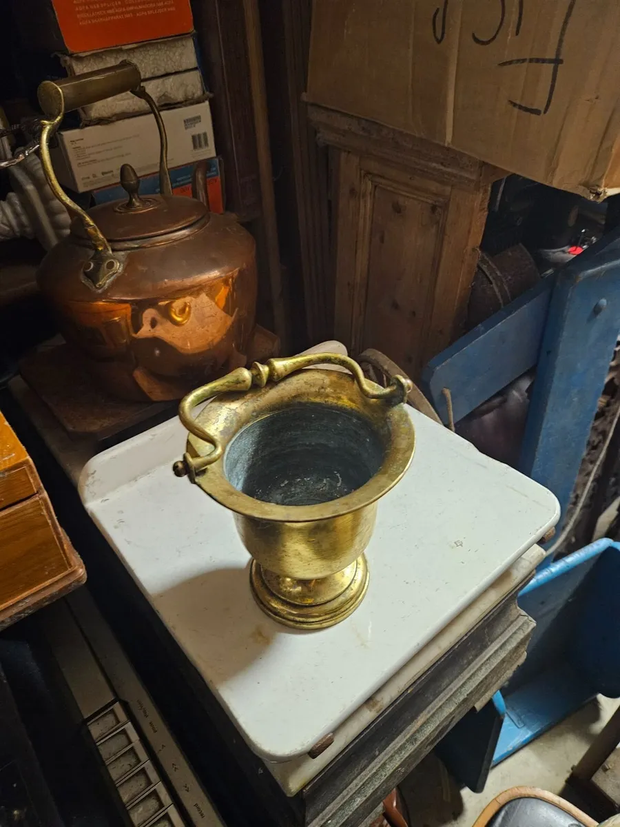 Vintage Brass Mortor - Image 3