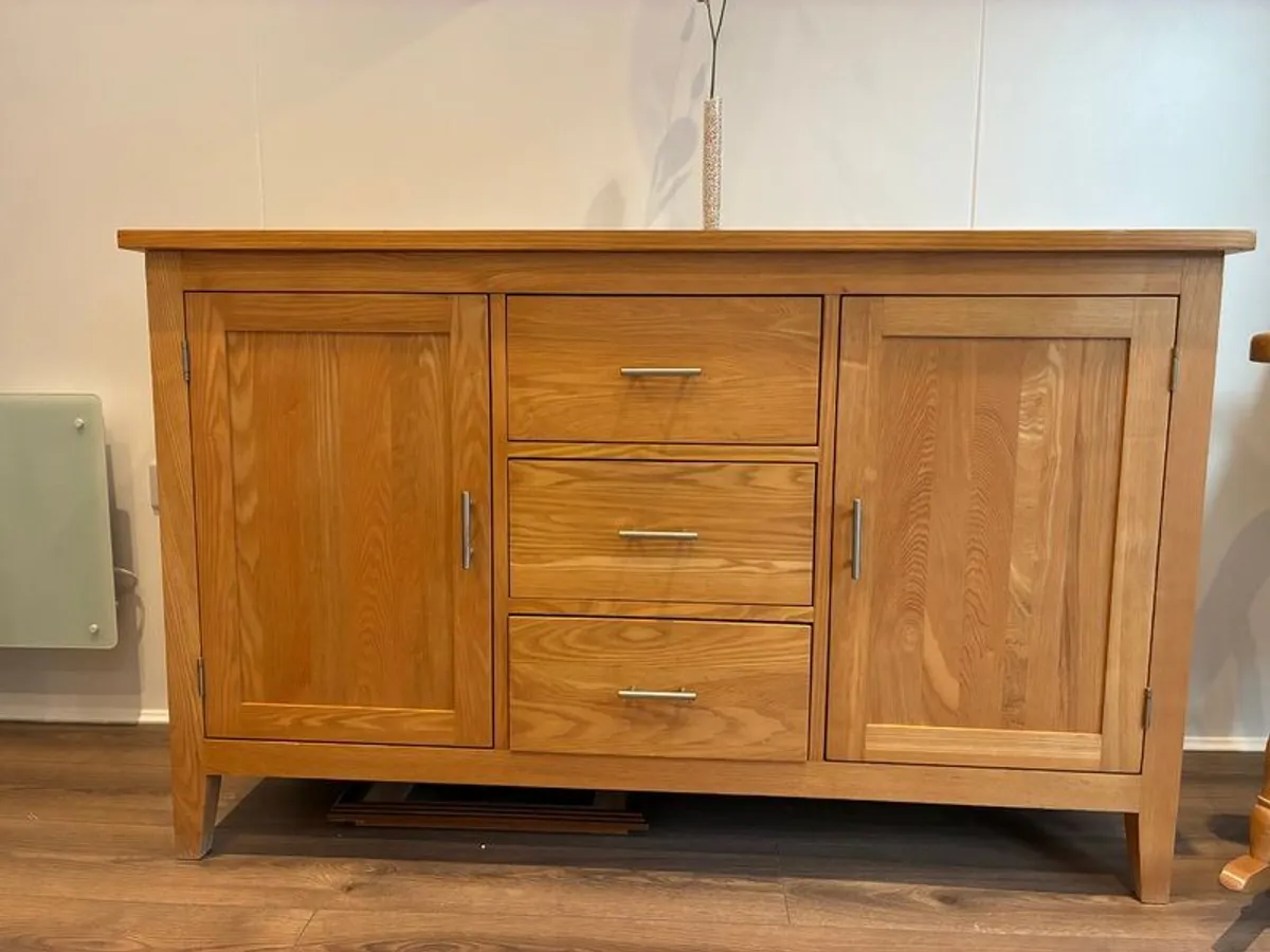Solid Oak Sideboard - Image 1