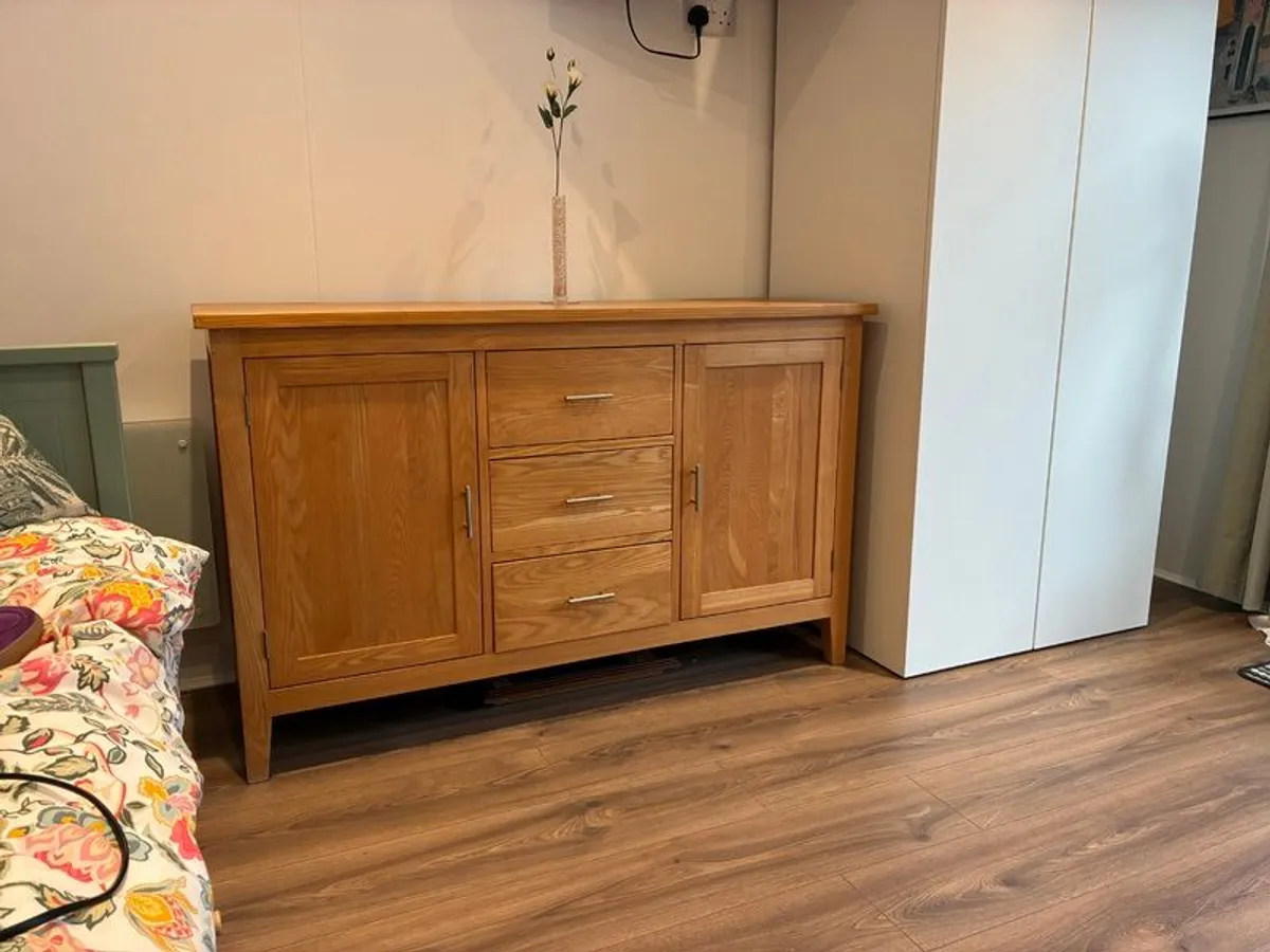 Solid Oak Sideboard - Image 2