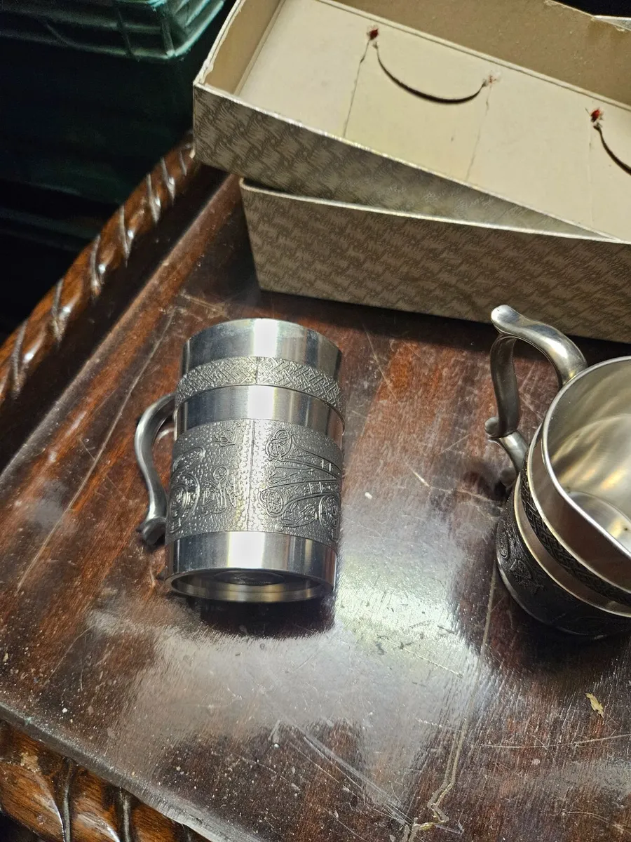 Vintage Toyota Pewter Golf Goblets - Image 4