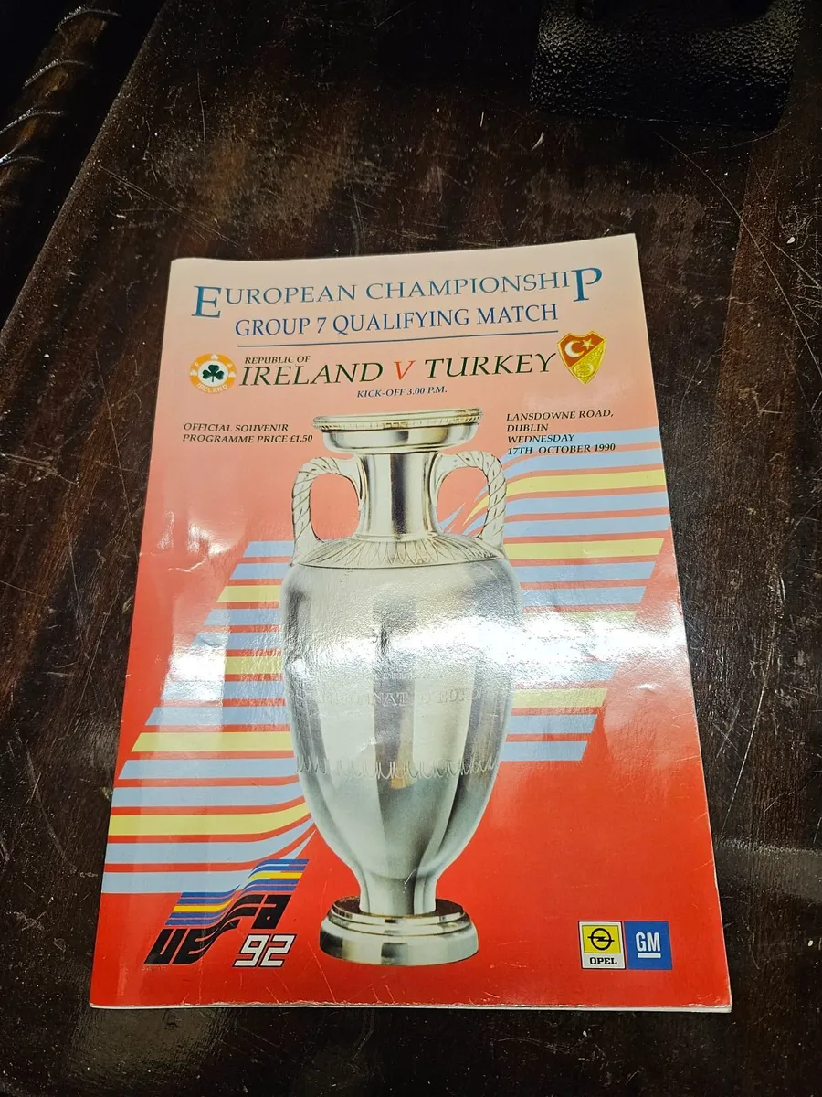 Vintage Republic of Ireland Football Programme - Image 1