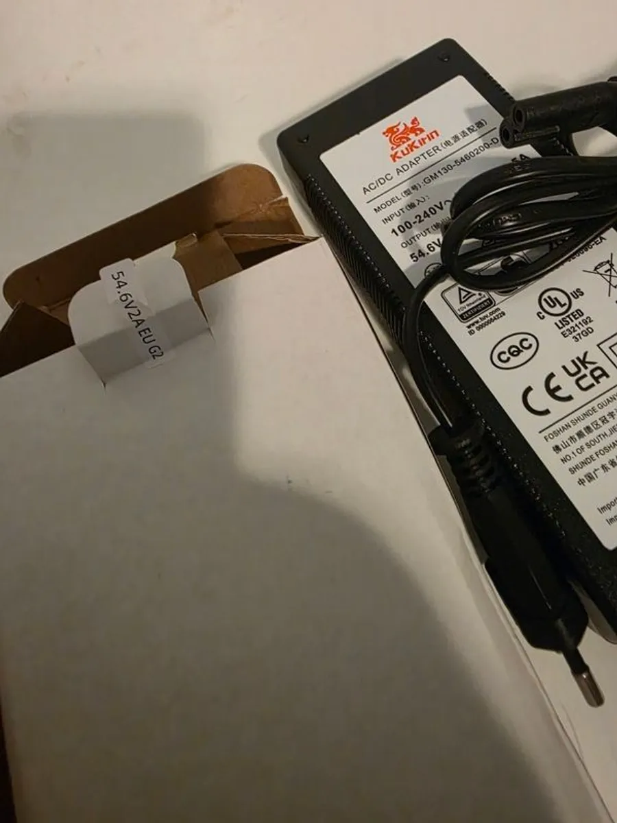 KuKirin G2 Charger  Brand New in Box  Brand new replacement charger for KuKirin G2 electric scooter. - Image 4