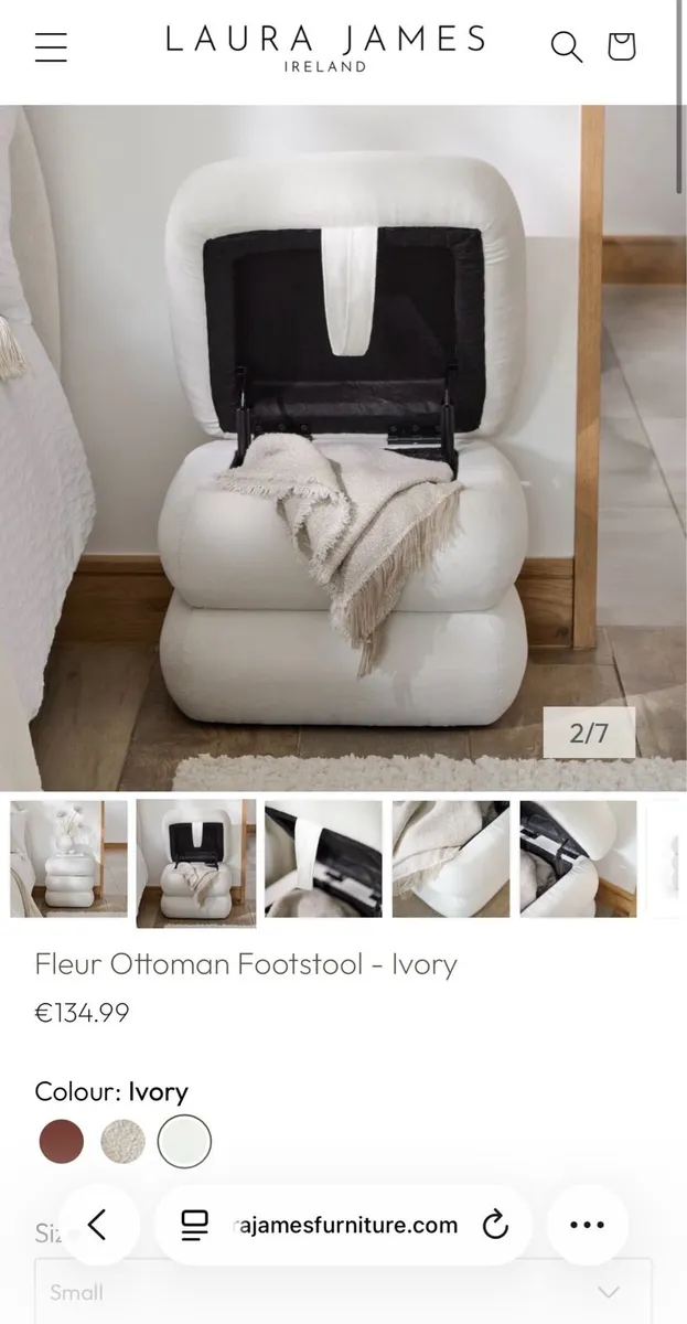 Laura James Ottoman Brand New - Image 1