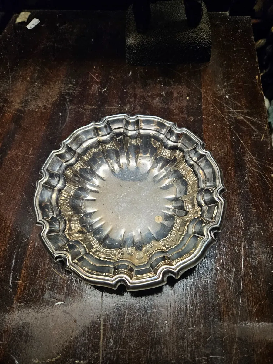 Vintage Silver Plated Dish - Image 2