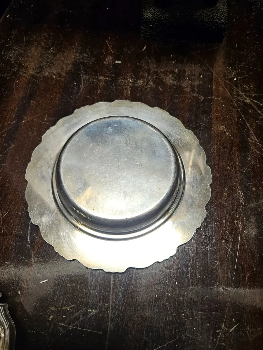 Vintage Silver Plated Dish - Image 3