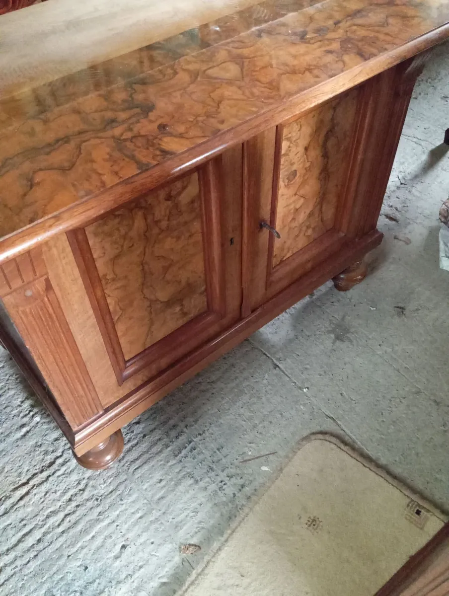 Antique walnut cabinet - Image 2