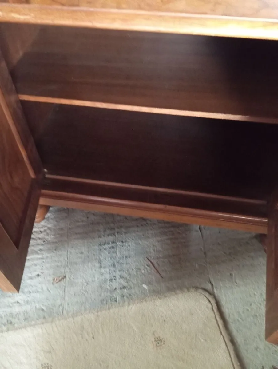 Antique walnut cabinet - Image 4