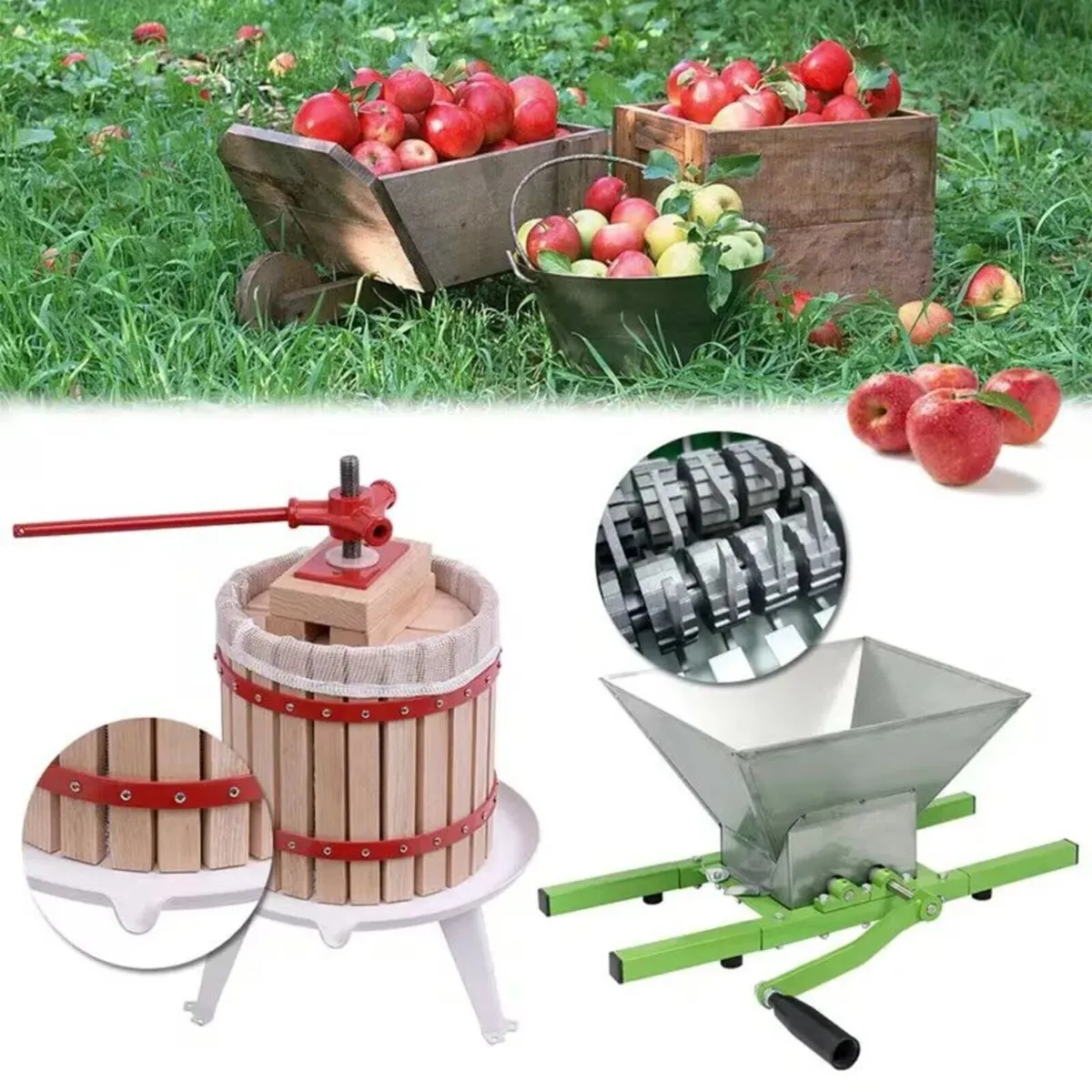 Fruit Press 12L Grape Apple Juice Extractor - Image 3