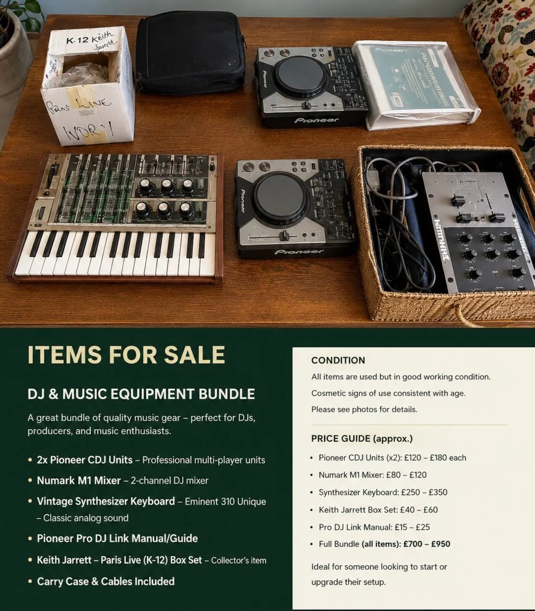 DJ and music equipment - Image 1