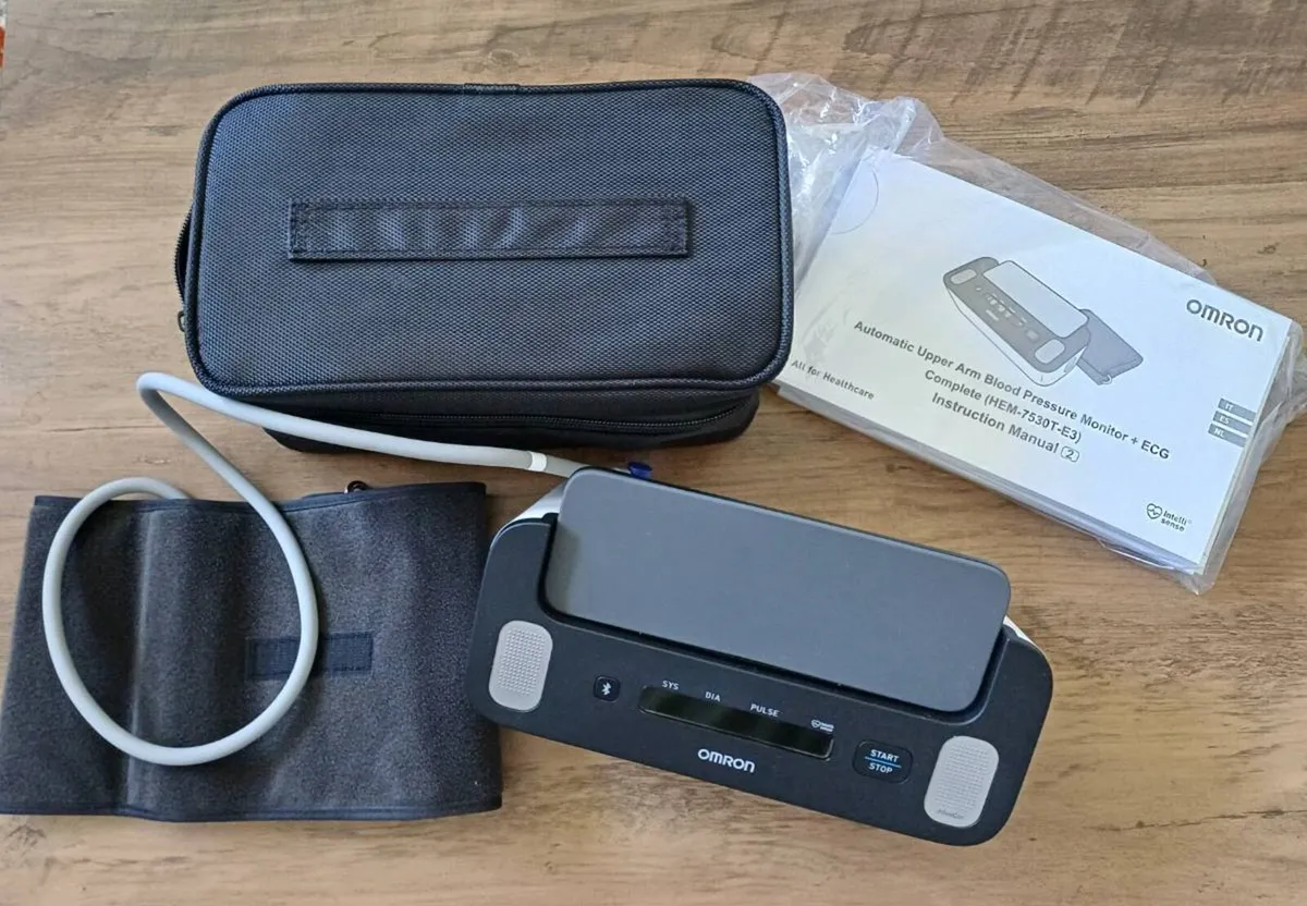 Omron complete Upper Arm Blood Pressure Monitor an - Image 4