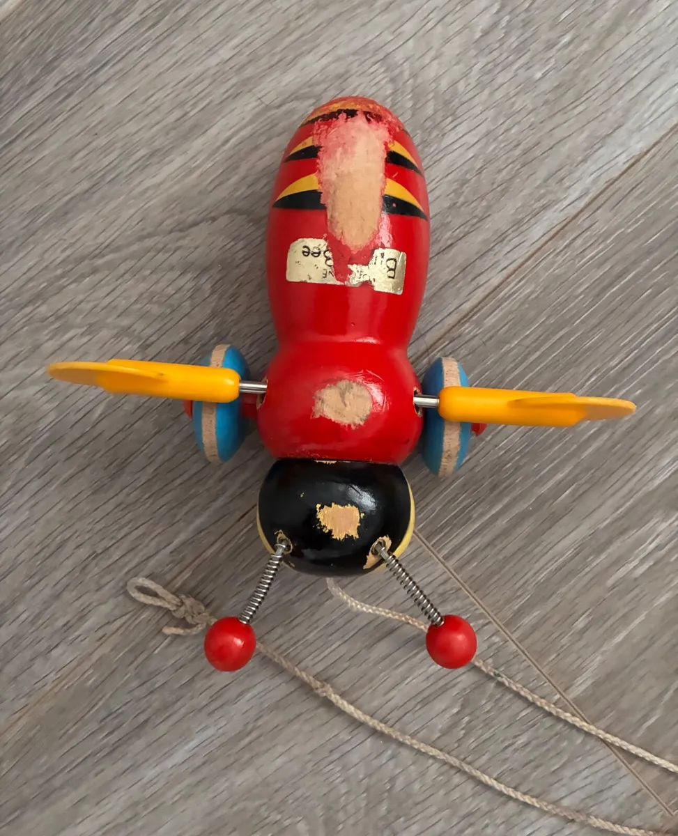 Vintage Wooden & Musical Toddler Toy Bundle – 4 Pi - Image 3