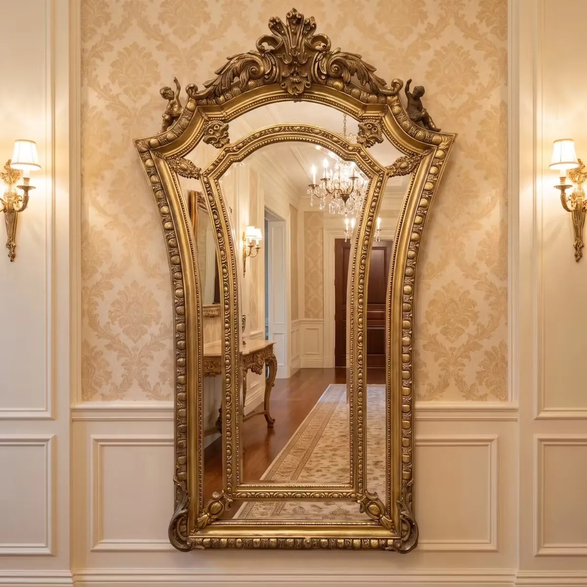 Tall full length mirror.