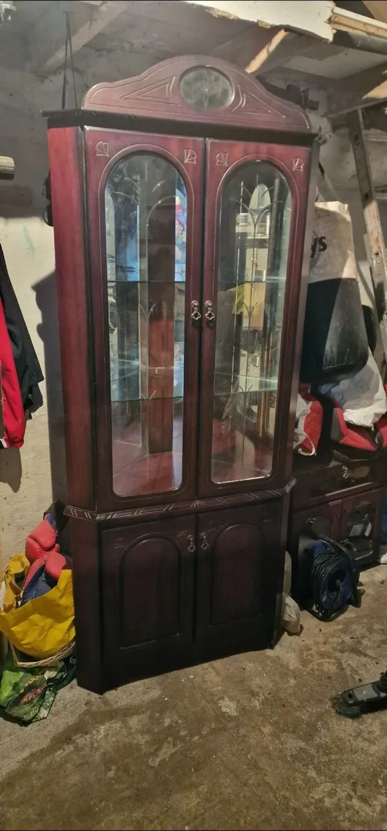 Mahogany Display Cabinet - Image 1