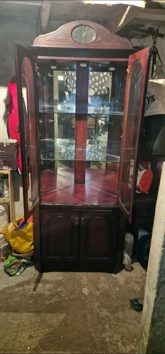 Mahogany Display Cabinet - Image 2