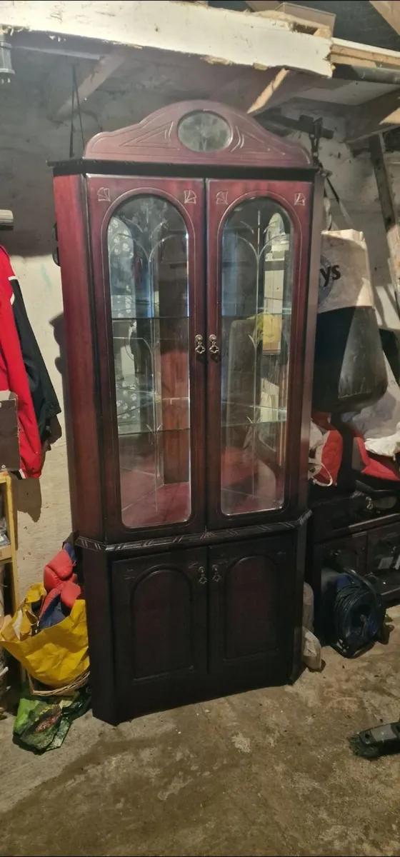 Mahogany Display Cabinet - Image 3