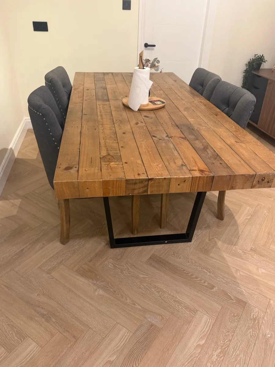 Large Solid Dining Table + Chairs – EZ Living - Image 2