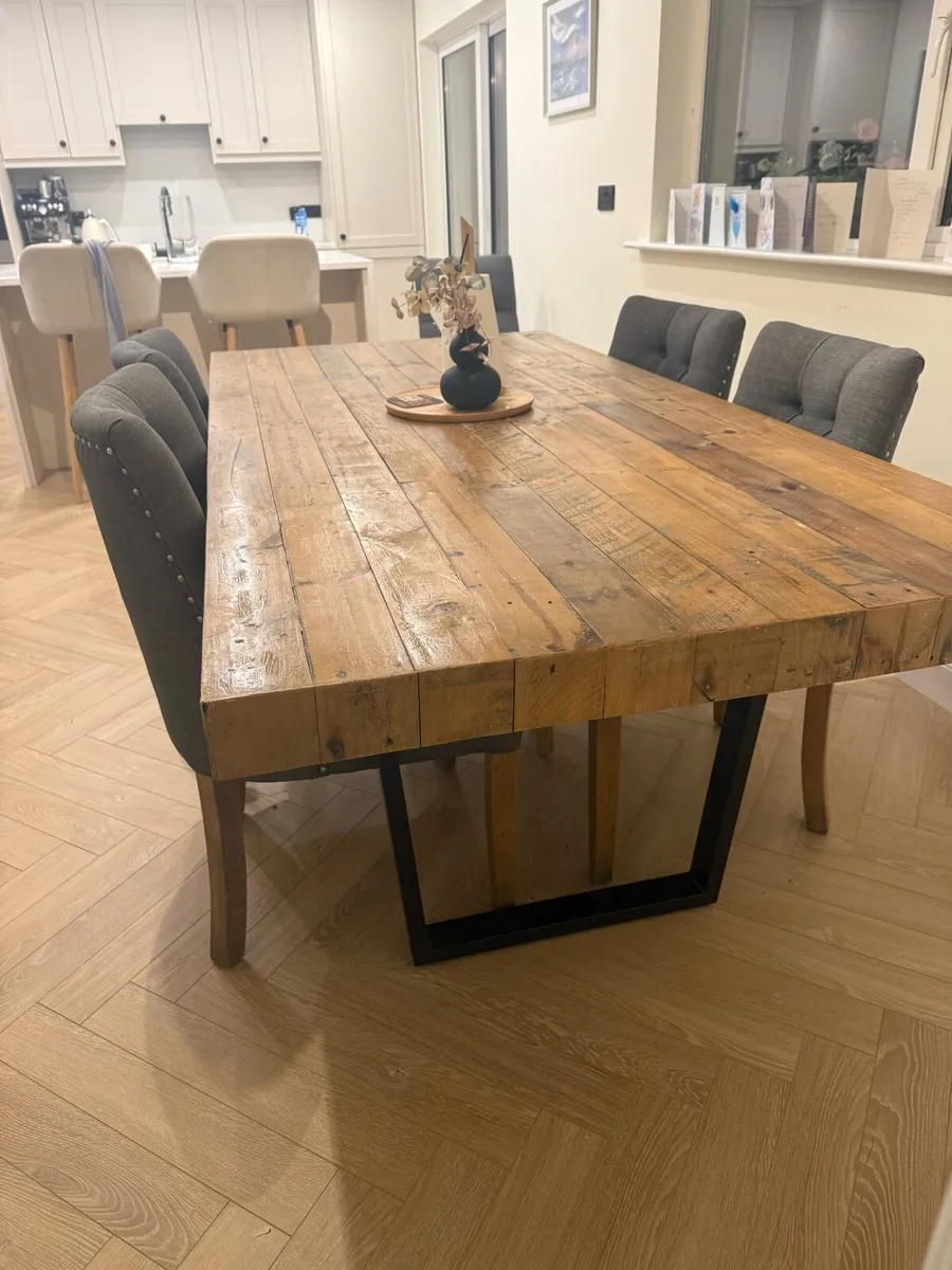 Large Solid Dining Table + Chairs – EZ Living - Image 3