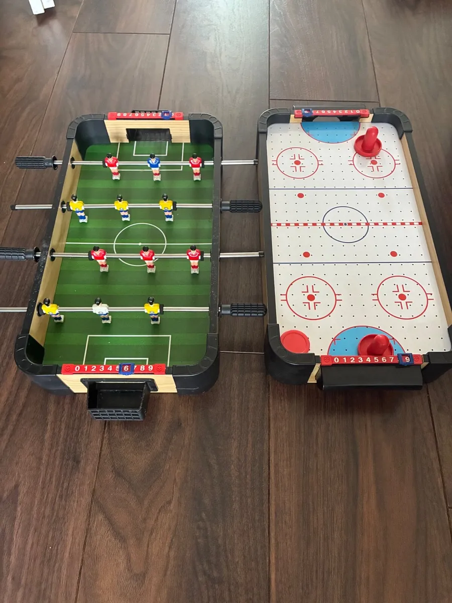 Table top football & air hockey