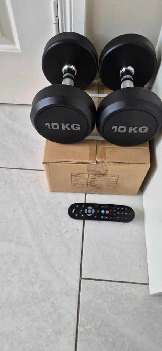 2xbrand new sets of dumbbells ( 2x12.5kg, 2x10kg - Image 3