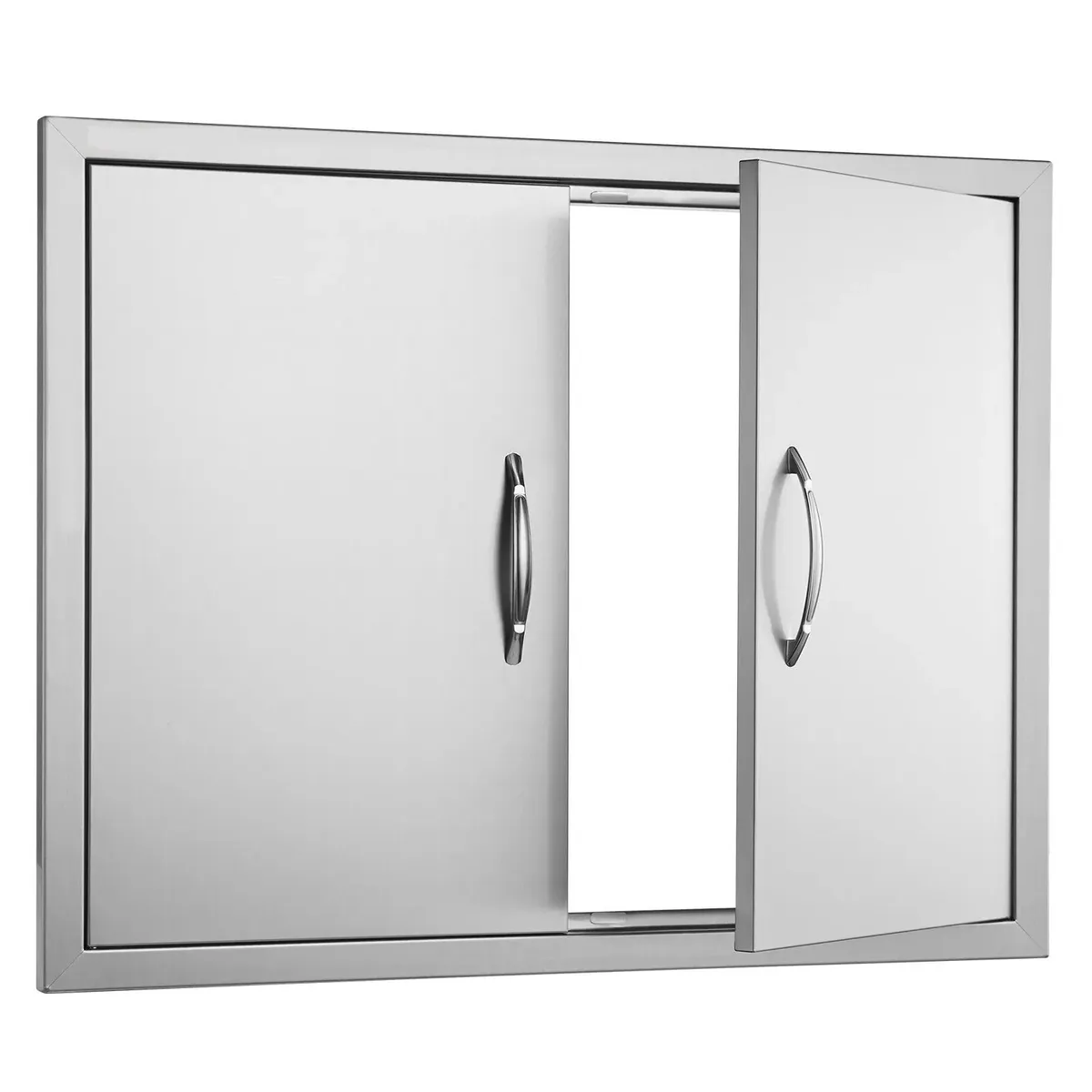 BBQ Access Door Double Stainless Steel 787x609mm - Image 2