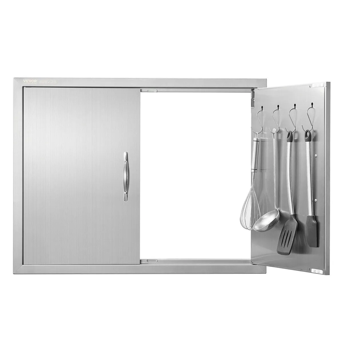 BBQ Access Door Double Stainless Steel 787x609mm - Image 3