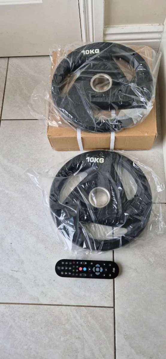 Brand new olympic tri grip weight set - Image 3