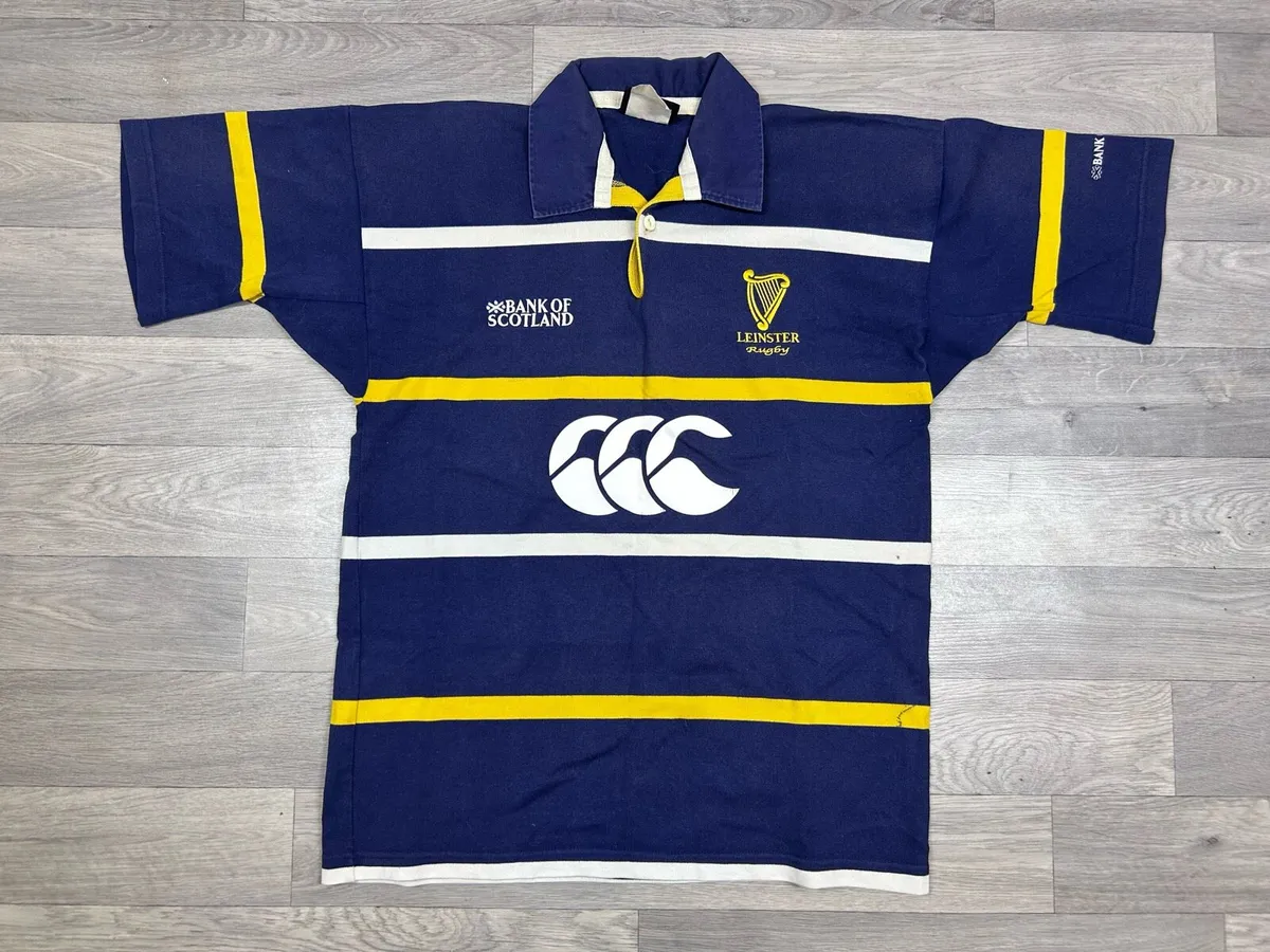 Vintage 2001 Canterbury Leinster Rugby Jersey m - Image 1