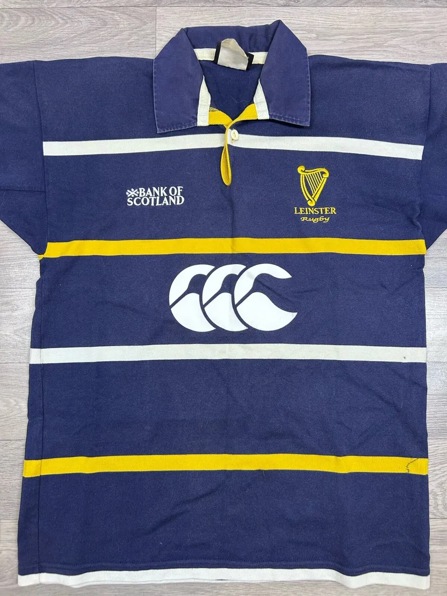 Vintage 2001 Canterbury Leinster Rugby Jersey m - Image 2