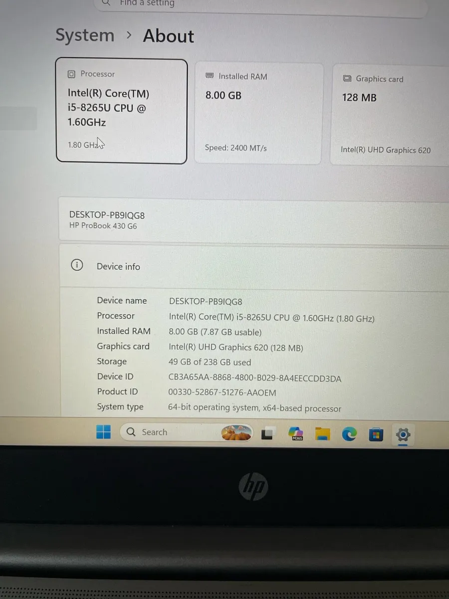 HP laptop for sale i5 processor - Image 4