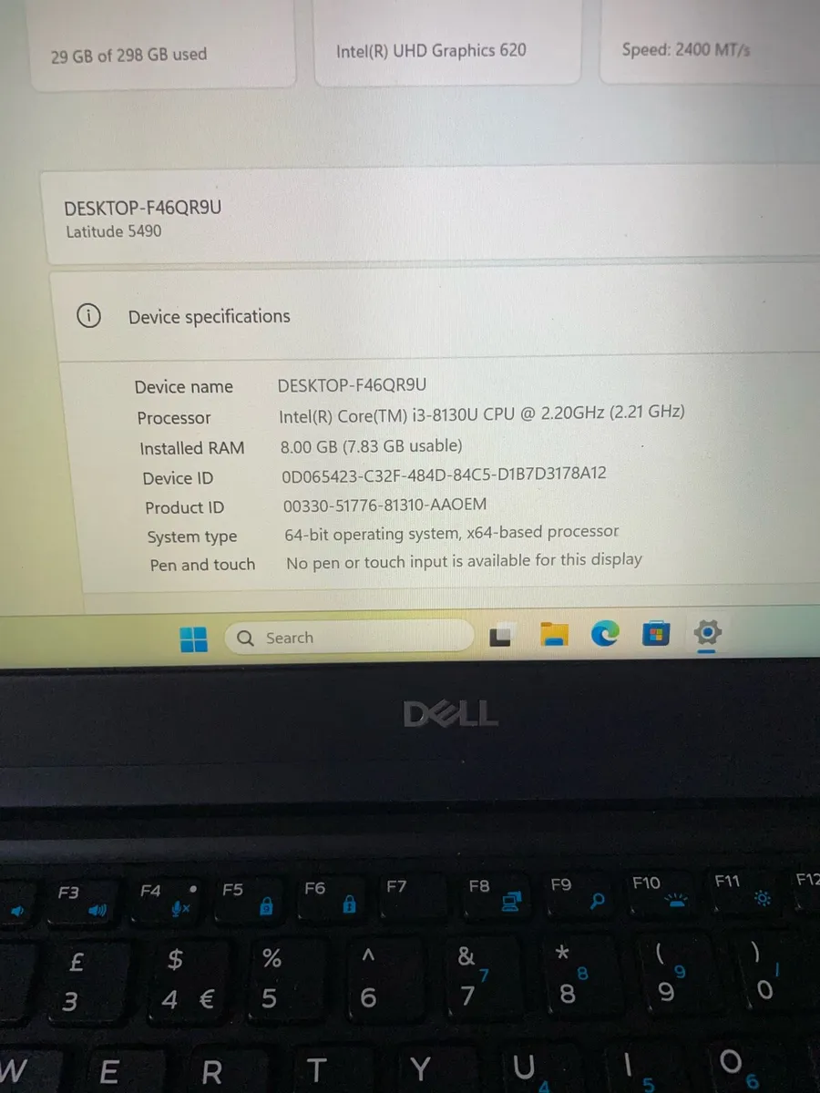 Dell laptop for sale - Image 4