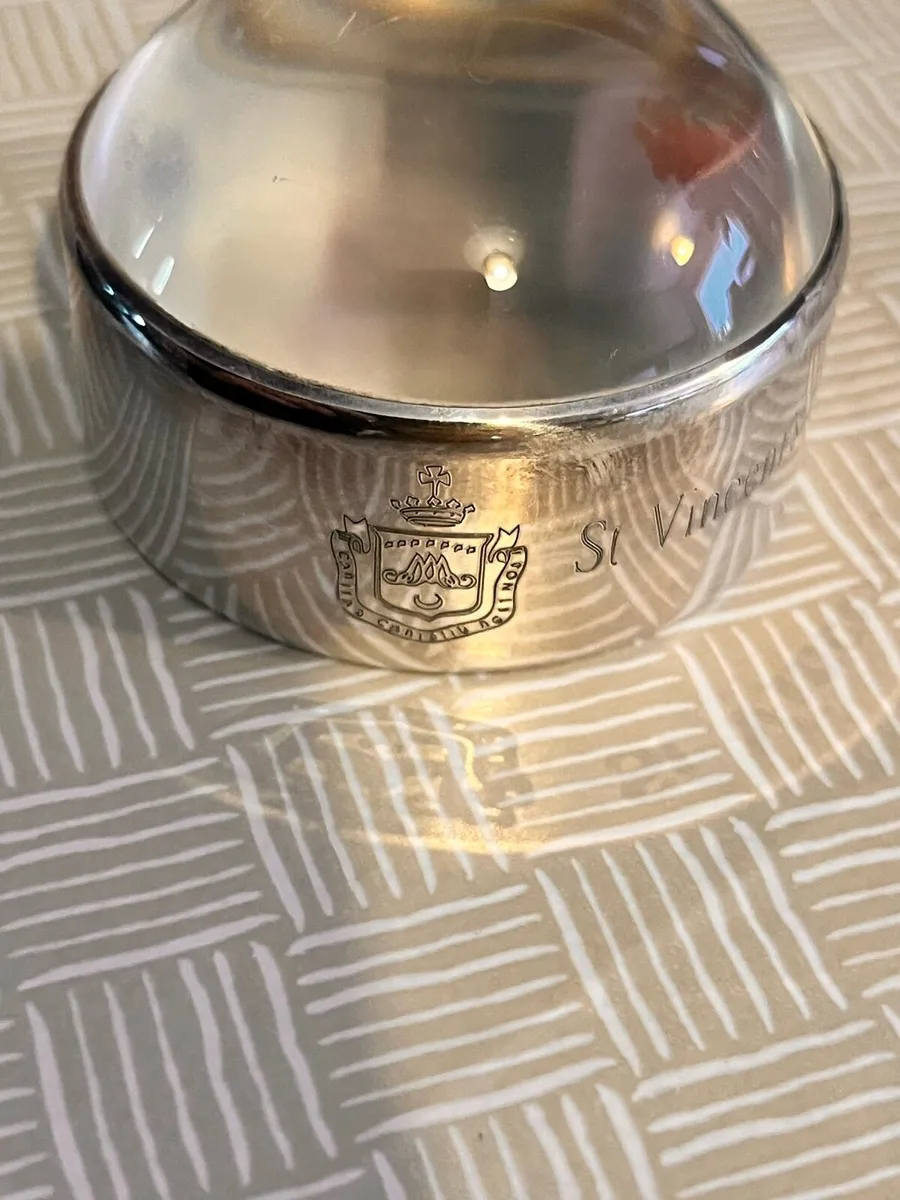 Sterling Silver Magnifying Glass Paperweight - Image 1