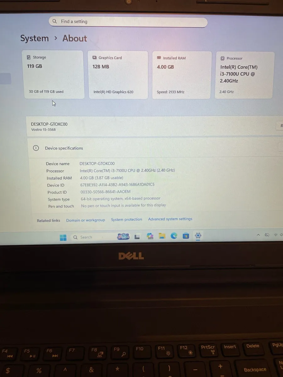 Dell laptop for sale - Image 4
