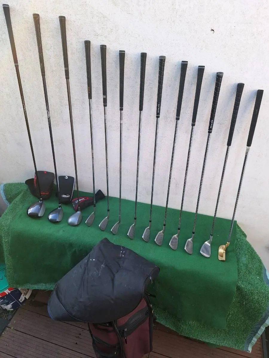 Golf clubs. Wilson. Full set and bag - Image 2
