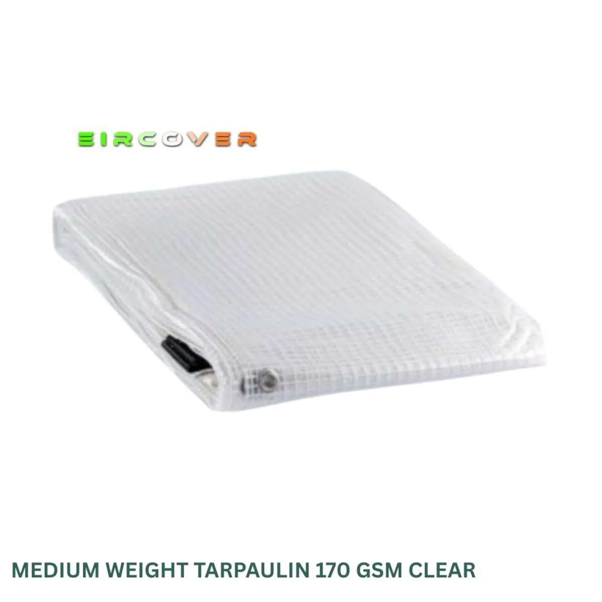 PVC Glass Clear Tarpaulin 2m x 3m (7'-10') 310 gsm - Image 1